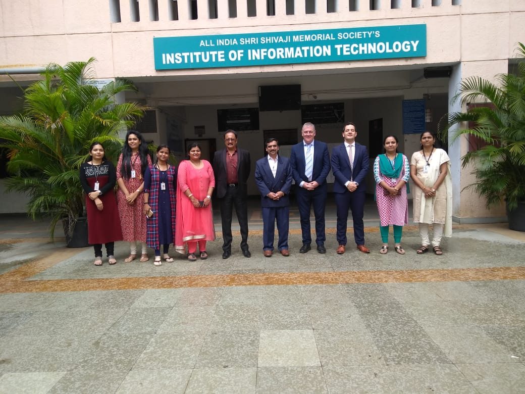 Visit of the AIT, Ireland, team to AISSMS Institute of Information Technology